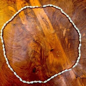 14k Clasp Fresh Water Pearl Beads Vintage Necklace